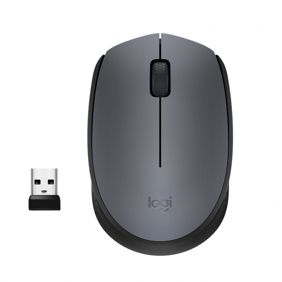 Logitech Raton Optico M170 Inalambrico Gris 910-004642