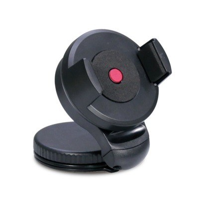 Soporte de coche para movil phoenix plegable con boton de cierre rapido para telefono - smartphone - pda - gps - psp - iphone - mp3 - mp4 hasta 5.7pulgadas apertura de 5cm a 8cm rotacion 360º negro