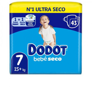 DODOT ETAPAS talla 7 pañales 15-24 kg 43 u