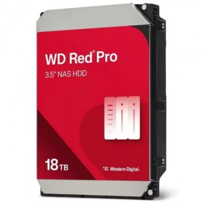 Disco Duro Western Digital WD Red Pro NAS 18TB/ 3.5/ SATA III/ 512MB