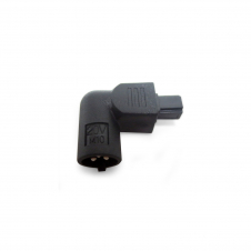 Conector tip de cargador universal phoenix 90w din 3 patillas 20v m10 apto para portatil dell negro PHM10DC90