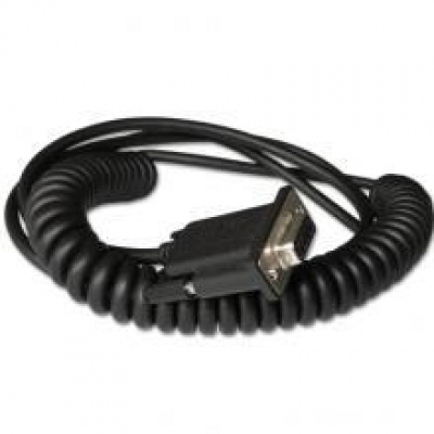 CBL-020-300-C00-01 cable de serie Negro 3 m RS232 DB9