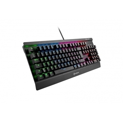 Teclado gaming sharkoon sgk3 mecanico rgb usb blue switch