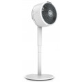 Ventilador nebulizador portátil de pie Shark FA220EU, autonomía 24 horas batería, híbrido, 12 combinaciones, 5 velocidades, oscilante 180º, inclinación 55º, mando a distancia, blanco
