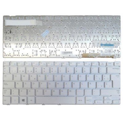 Teclado compatible para portátil SAMSUNG np915s3g blanco sin marco
