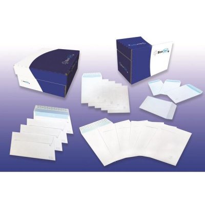 ECOSAM C.500 sobres FSC tira silicona 105g 115x225mm blanco