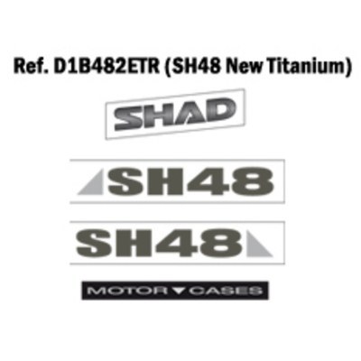 Adhesivos SHAD SH48 GRIS TITANIO D1B482ETR