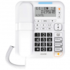ALCATEL TELEFONO FIJO COMPACTO TMAX70 BLANCO