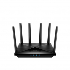 Cudy WR6500 router inalámbrico Gigabit Ethernet Doble banda (2,4 GHz / 5 GHz) Negro