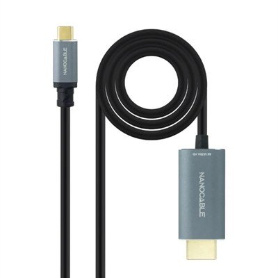Conversor USB-C a HDMI 2.1 8K@60HZ 1.8m Nanocable