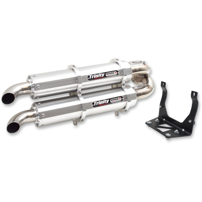 Stage 5 Dual Slip-On Muffler TRINITY RACING TR-4160S