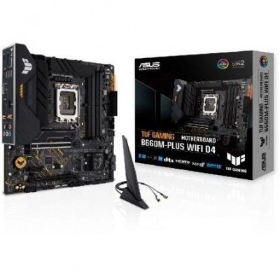 Placa Base Asus TUF GAMING B660M-PLUS WIFI D4/ Socket 1700/ Micro ATX