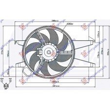 VENTILADOR COMPLETO (GASOLINA-DIESEL) -A/C