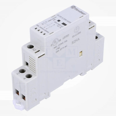 Contactor 2-polar de instalación 25A 230VAC,230VDC NC + NA
