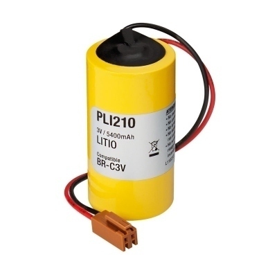 Pila Litio BR-C 3Vdc 5400mAh con Conector CR26500