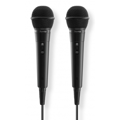 Hama - Micrófono Dinámico ``Karaoke´´ 2uds