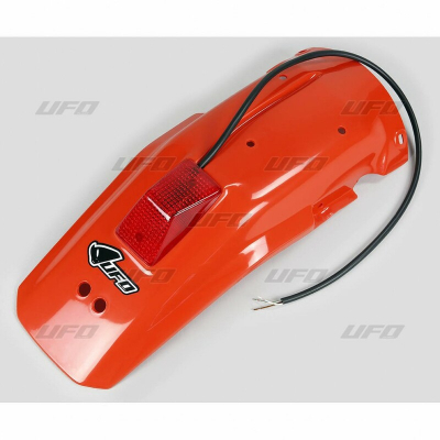 Guardabarros trasero + Luz UFO naranja Honda XR600R HO02650#121