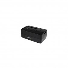 StarTech.com Docking Station USB 3.1 para Unidades SATA de 2.5 y 3.5 Pulgadas - Replicador de Puertos USB-A USB-C o eSATA - Negro
