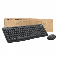 Logitech MK370 Combo for Business teclado Ratón incluido RF Wireless + Bluetooth QWERTY Internacional de EE.UU. Grafito