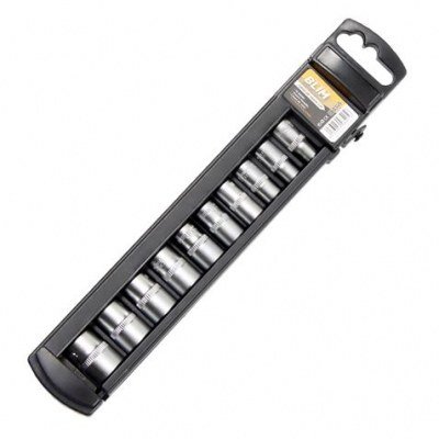 Blim Juego de Llaves de Vaso - Medida: 5, 6, 7, 8, 9, 10, 11, 12, 13, 14mm - Tamaño 1/4 - Versatil y Resistente - Color Negro