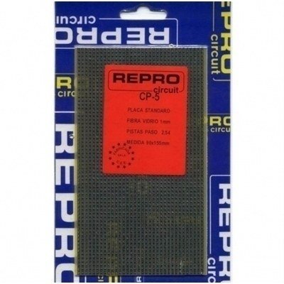 Placa Pistas Continuas Fibra 90x155mm CP5 S/BL