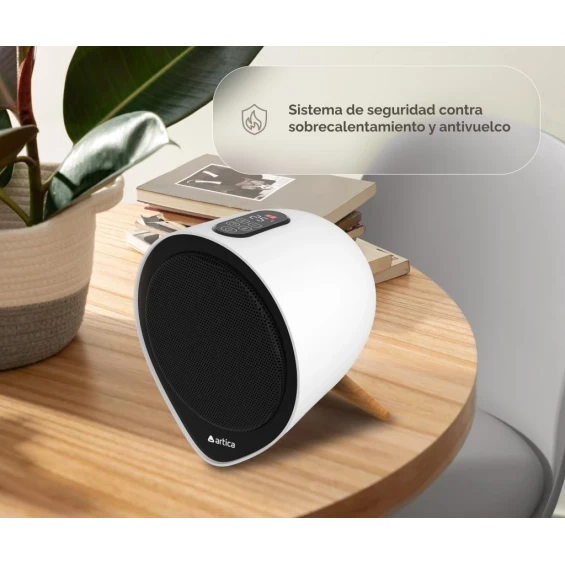 Termoventilador cerámico Artica ATVCER1500B, 1.500 W, blanco - imagen 6