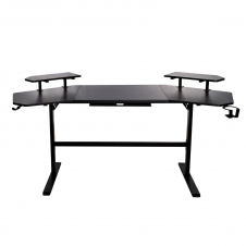 ESCRITORIO GAMER NACEB NA-0648 XL 174×61CM NEGRO FIBRA DE CARBONO