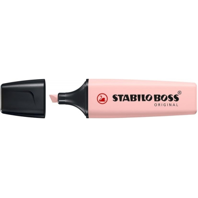 Stabilo Boss Naturecolors Wildflower Edition Marcador Fluorescente - Trazo entre 2 y 5mm - Tinta con Base de Agua - Color Colorete