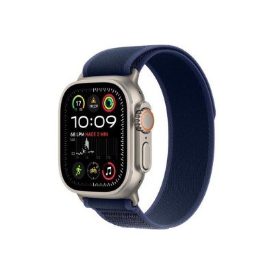 Smartwatch apple watch ultra 2 gps + cell 49mm natural titanium case blue trail loop m - l