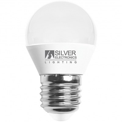 Bombilla led silver electronic esferica decorativa 7w=70w - e27 - 3000k - 620 lm - luz calida - a+