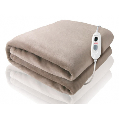 Softy Manta eléctrica 120 W Marrón claro Tela