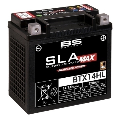 Batería BS Battery SLA MAX BTX14HL (FA) 300882