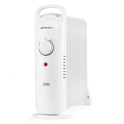 Orbegozo RO 1220 Radiador de Aceite Junior Compacto - Potencia 1200W - Termostato Regulable - Proteccion contra Sobrecalentamiento - Facil Manejo - Asa para Transporte
