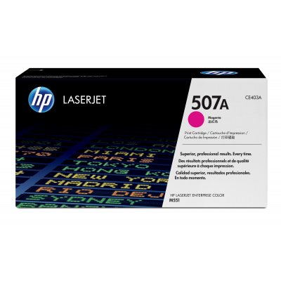 Cartucho de tóner original LaserJet 507A magenta