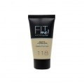 Maybelline Fit Me Mate y Afinaporos Base De Maquillaje Tono 118 Nude Calca A Tu Tono y Textura Pieles Claras - 30ml
