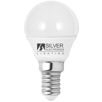 Bombilla led silver electronic eco esferica 5w=35w - e14 - 6000k - 436 lm - 160º - luz fria - a+