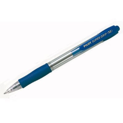 Bolígrafo de Tinta de Aceite Retráctil Pilot Super Grip M/ Azul