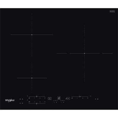 Placa de inducción Whirlpool WSB2360 BF 3 Zonas y control Touch Independiente