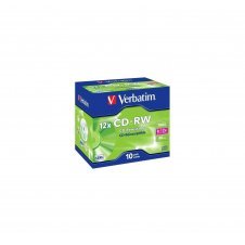 CD-RW VERBATIM 700Mb 12x (Pack 10 unidades)