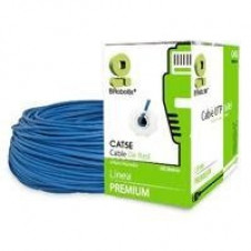 BOBINA BROBOTIX CAT5E UTP CCA 100MTS AZUL