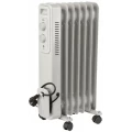 Radiador de aceite Jata JCRA2307, 1.500 W, 7 elementos, 3 potencias, termostato regulable, blanco - imagen 5