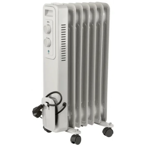 Radiador de aceite Jata JCRA2307, 1.500 W, 7 elementos, 3 potencias, termostato regulable, blanco - imagen 5