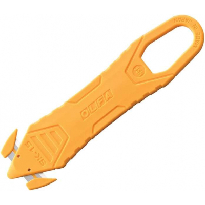 Olfa Pack de 10 Cutters Pequeños Desechables con Hojas Ocultas - Acero Inoxidable - Certificacion NSF - Maxima Seguridad - Uso Ambidiestro