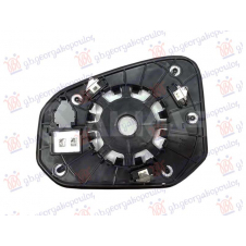 CRISTAL DEL ESPEJO DE LA PUERTA CALEFACTABLE (CRISTAL CONVEXO)(2 PINES)