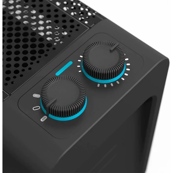 Radiador de mica compacto Orbegozo RMB1000, 1.000 W, 2 potencias, negro - imagen 5