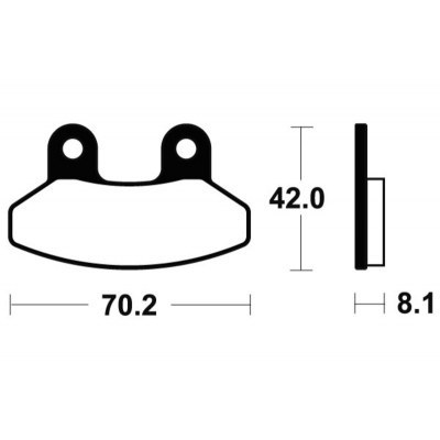 Pastillas de freno Tecnium MA292 Orgánicas MA292