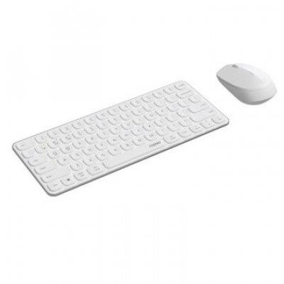 TECLADO Y MOUSE RAPOO WIRELESS Y BLUETOOTH 9010M 2,4GHz BT 4.0 BT 5.0 ULTRADELGADO COMPACTO COL