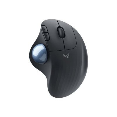 Mouse raton logitech trackball ergo m575 optico wireless inalambrico grafito