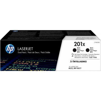 HP CF400X Negro Pack de 2 Cartuchos de Toner Originales - 201X