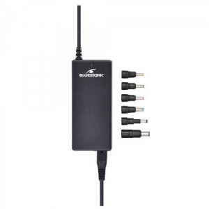 BLUESTORK / CABLE DE ALIMENTACIÓN 90W PARA HP / 6 SALIDAS INCLUIDAS / PW-NB-90-HP